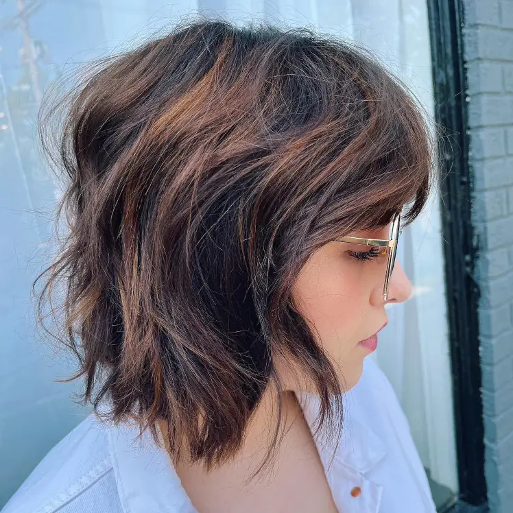 Choppy Textured Shag Summer Hair-Trends 2024